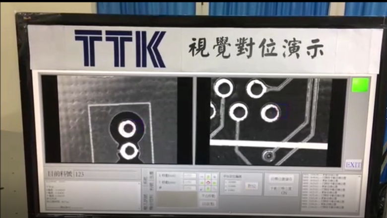 TTK CCD視覺對位軟體演示